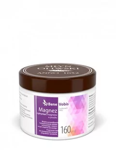 Młyn Oliwski Młyn Oliwski, Magnez (cytrynian magnezu), Bene Vobis, 250 g - Witaminy i minerały dla sportowców - miniaturka - grafika 1