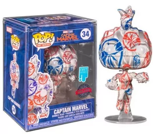 Funko Pop Marvel Captain Marvel Artist Series 34 Exclusive Special Edition Pop figurki Marvel 889698561549 - Figurki dla dzieci - miniaturka - grafika 2