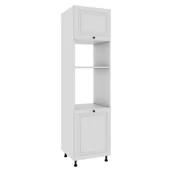 Meble kuchenne - Matera Słupek Zabudowa Agd Dpp-60-38-220 Hk-Xs Blum Biały Mat - miniaturka - grafika 1