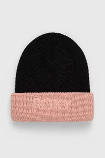 Czapki damskie - Roxy czapka Freja kolor czarny - grafika 1