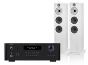 Zestawy stereo - Rotel RA-1592 MkII (czarny) + 603 S3 (biały) - miniaturka - grafika 1