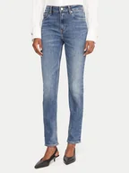 Spodnie damskie - Tommy Hilfiger Jeansy Kris WW0WW46722 Niebieski Slim Fit - miniaturka - grafika 1