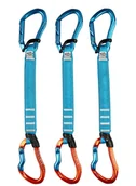 Sprzęt wspinaczkowy - Ekspres wspinaczkowy Climbing Technology Morfo Set UL Pro 22 cm 3-Pack - blue/orange - miniaturka - grafika 1