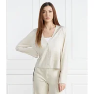 Swetry damskie - Marc Cain Wełniany kardigan | Loose fit - miniaturka - grafika 1