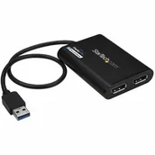Kable USB - Kabel Micro USB Startech USB32DP24K60 Czarny - miniaturka - grafika 1