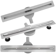 Odpływy liniowe - Rea Odpływ Liniowy REA FILO Stal szczotkowana 70 - miniaturka - grafika 1