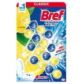 Środki do WC - Bref Zawieszka myjąco-zapachowa do WC Soczysta cytryna 4x50g (2293093) - miniaturka - grafika 1