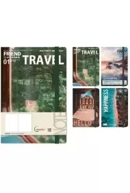 Notatnik A5/96K kratka na gumkę MIX - Notesy i bloczki - miniaturka - grafika 1