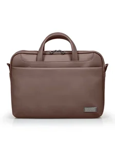 Port Designs Zurich Toploading 39,6 cm (15.6") Aktówka Brązowy - Torby na laptopy - miniaturka - grafika 1