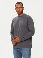Bluzy męskie - Calvin Klein Jeans Longsleeve J30J327317 Szary Regular Fit - miniaturka - grafika 1