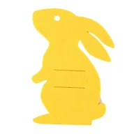 Obrusy i serwetki - Podkładka na sztućce Zając 10 x 20 cm żółty 4 szt. - miniaturka - grafika 1
