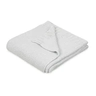 Koce i narzuty dla dzieci - BabyMatex Kocyk pled dziecięcy 80x100 Tully szary jasny bawełniany - miniaturka - grafika 1