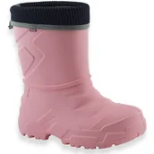 Buty dla dziewczynek - Dziewczęce kalosze z filcowym ocieplaczem Befado 162X/Y307 Różowe - miniaturka - grafika 1