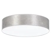 Lampy sufitowe - Britop Loftowa LAMPA sufitowa NEVOA 47935802 okrągła OPRAWA abażurowy plafon srebrny - miniaturka - grafika 1