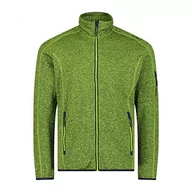 Kurtki męskie - CMP męska kurtka Knit-tech dla mężczyzn - 30h5887 Knit-Tech kurtka dla mężczyzn, Limegreen-B.Niebieski, 50 - miniaturka - grafika 1