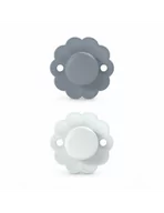 Smoczki uspokajające - Suavinex Smoczek fizjologiczny silikonowy SX Pro Wonder 0-6 m Spring lake/Illusion blue - miniaturka - grafika 1