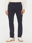 Spodnie męskie - Napapijri Chinosy M-Puyo NP0A4H98 Granatowy Slim Fit - miniaturka - grafika 1