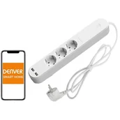 Przedłużacze i rozgałęźniki - Listwa zasilająca DENVER SHP-310U (1.5 m) - miniaturka - grafika 1