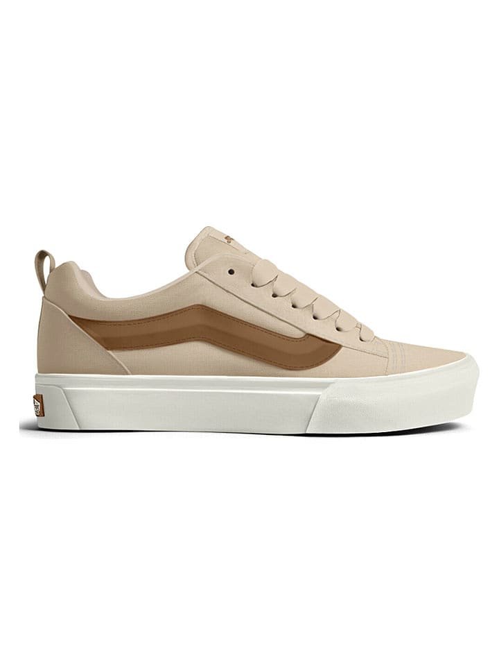 Vans Skórzane sneakersy w kolorze beżowym