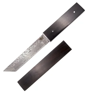 Nóż Tramuntana Decor Habitat Tanto Black Ebony, Damascus (H0077) - Noże - miniaturka - grafika 1