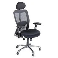 Fotele i krzesła biurowe - Fotel ergonomiczny CorpoComfort BX-4029A Czarny - miniaturka - grafika 1