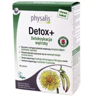 Physalis Tabletki na detoksykację wątroby Suplement diety 30 tab. - Odchudzanie i oczyszczanie - miniaturka - grafika 1