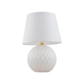 Lampy stojące - Santana lampa stołowa 1-punktowa biała 5593 - miniaturka - grafika 1