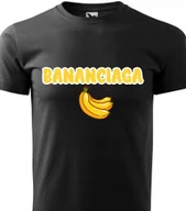 Piżamy damskie - Piżama Męska Czarna Koszulka + Szare Spodenki NAJEBUNNY Wzory Rozmiar XL - miniaturka - grafika 1