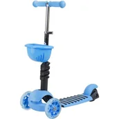 Hulajnogi - Nils NAC HLB08 3w1 BLUE HULAJNOGA DZIECIĘCA FUN - miniaturka - grafika 1