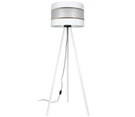 Lampy stojące - Lampa podłogowa CORAL 1xE27/60W/230V biały/złoty - miniaturka - grafika 1