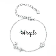 Bransoletki - Bransoletka srebrna damska łańcuszek srebro jamnik pies szczeniak 925 york - miniaturka - grafika 1