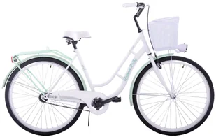 Kozbike Holand Orlando Retro 28 cali Damski Biało-miętowy - Rowery - miniaturka - grafika 1