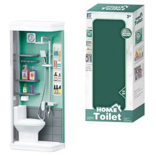 ASKATO MEBELKI ŁAZIENKOWE TOALETA 21055 - Zabawy w naśladowanie dorosłych - miniaturka - grafika 1