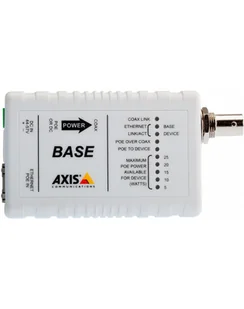 Axis Axis T8641 Ethernet Over Coax Base Unit PoE+ 5028-411 - Konwertery sieciowe i transceivery - miniaturka - grafika 2