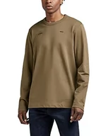 Koszulki męskie - G-STAR RAW Męski t-shirt, brązowy (rain Drum D136-D307), XS - miniaturka - grafika 1