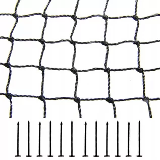 Klatki i wyposażenie dla ptaków - Siatka 4cm Na Stawy Oczka Wodne 4X3M Kołki - grafika 1