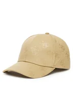 Czapki damskie - Guess Czapka z daszkiem AM9540 COT01 Beżowy - miniaturka - grafika 1