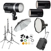 Lampy studyjne - Godox AD300Pro + AD100Pro 3 heads Kit - miniaturka - grafika 1