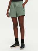 Spodenki damskie - adidas Szorty sportowe Essentials JJ3463 Zielony Loose Fit - miniaturka - grafika 1