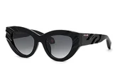 Okulary przeciwsłoneczne - Just Cavalli Okulary przeciwsłoneczne Roberto Cavalli Damskie, Shiny Black, 51/21/140 - miniaturka - grafika 1