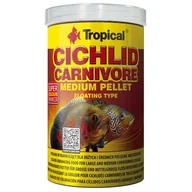 Pokarm dla ryb - Pokarm dla ryb pływający Cichlid Carnivore Medium Pellet 1000 ml / 360 g Tropical - miniaturka - grafika 1
