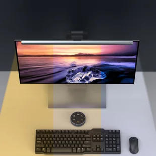 Elesense biurowa bezprzewodowo sterowana lampka LED oświetlenie na monitor 2 szt. czarny (E1129) - Akcesoria do monitorów - miniaturka - grafika 7