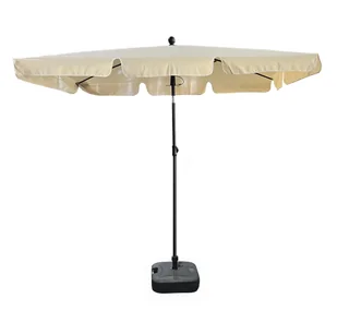 Beżowy Parasol Plażowy Ze Zmianą Kąta Nachylenia M8-G01 - Parasole ogrodowe - miniaturka - grafika 1