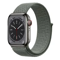 Paski - Crong Nylon - Pasek sportowy do Apple Watch 42/44/45/49 mm (Military Green) - miniaturka - grafika 1