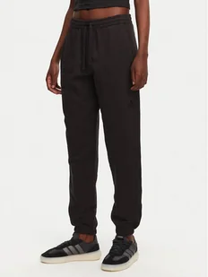 adidas Spodnie dresowe ALL SZN French Terry IX3810 Czarny Loose Fit - Spodnie sportowe damskie - miniaturka - grafika 1