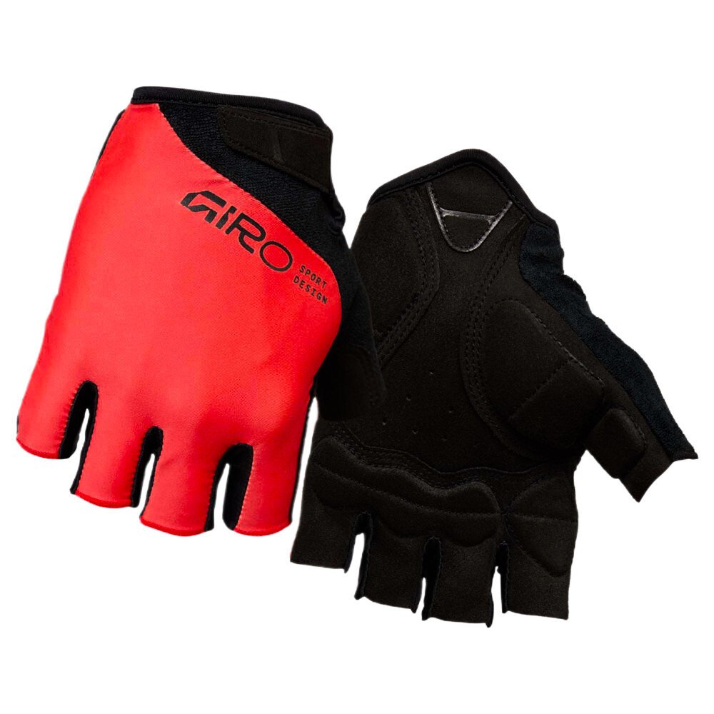 Męskie rękawice rowerowe Giro Jag Flame Red L