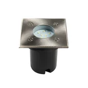 Lampy ogrodowe - Oprawa najazdowa ogrodowa chrom LED Kanlux GORDO  18192 - miniaturka - grafika 1