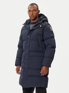 Płaszcze męskie - Parajumpers Płaszcz zimowy Long Bear 25WMPMPUHF04 Granatowy Regular Fit - miniaturka - grafika 1
