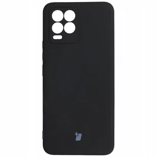 Bizon Etui Case Silicone Realme 8 / 8 Pro czarne BCSRE8/8PBK - Etui i futerały do telefonów - miniaturka - grafika 1
