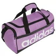 Torby sportowe - adidas Unisex's Essentials Linear torba sportowa, bardzo mała, uwielbiana fioletowa/biała, jeden rozmiar, Ulubiony fioletowy/biały, Rozmiar Uniwersalny - miniaturka - grafika 1